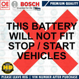 S4001 S4 001 0 092 S40 Bosch Car Battery 12V 44Ah 440A Type 063 5 YEAR WARRANTY