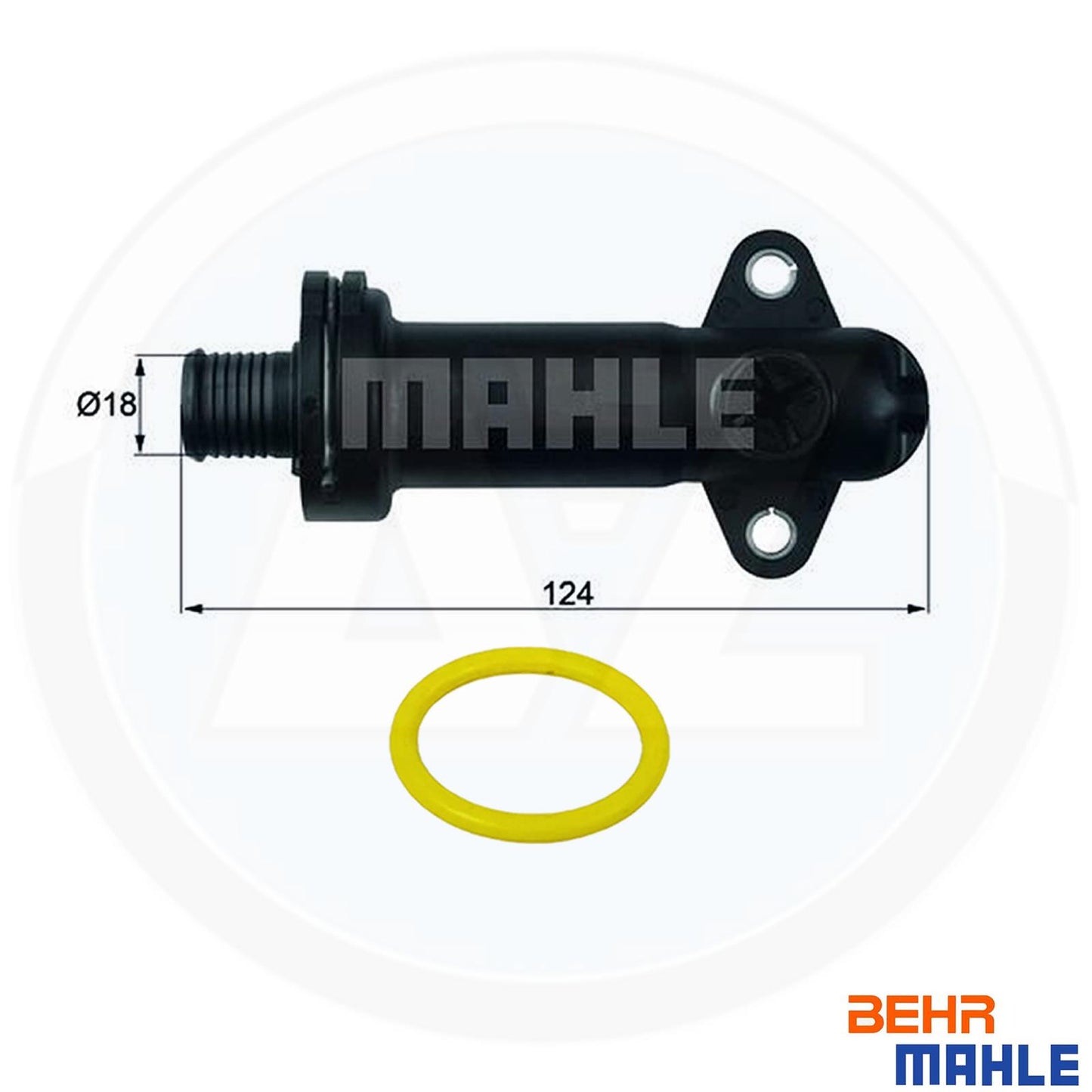 FOR BMW 1 3 5 6 7 SERIES X3 X5 X6 EGR COOLANT THERMOSTAT + O RING / SET OE MAHLE