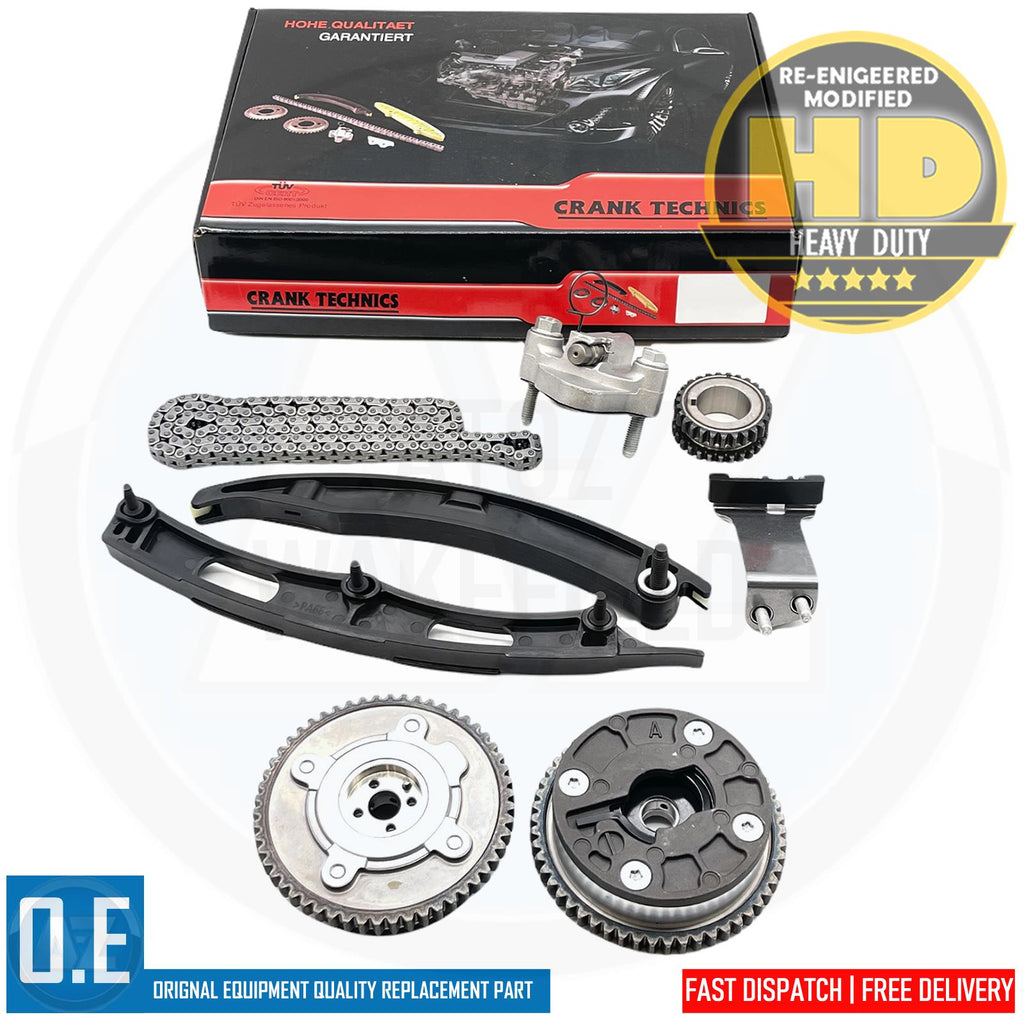 FOR OPEL KARL VAUXHALL VIVA 1.0 B10XL B10XE 15-18 TIMING CHAIN KIT & VVT GEARS