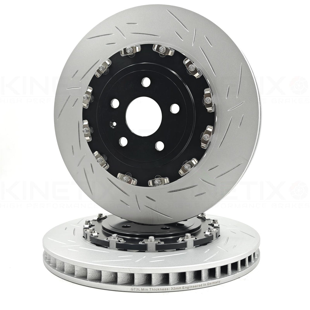 FOR AUDI RS3 8V 15-20 FRONT 2 PIECE FLOATING BRAKE DISCS 370mm 8V0615301R/Q/D