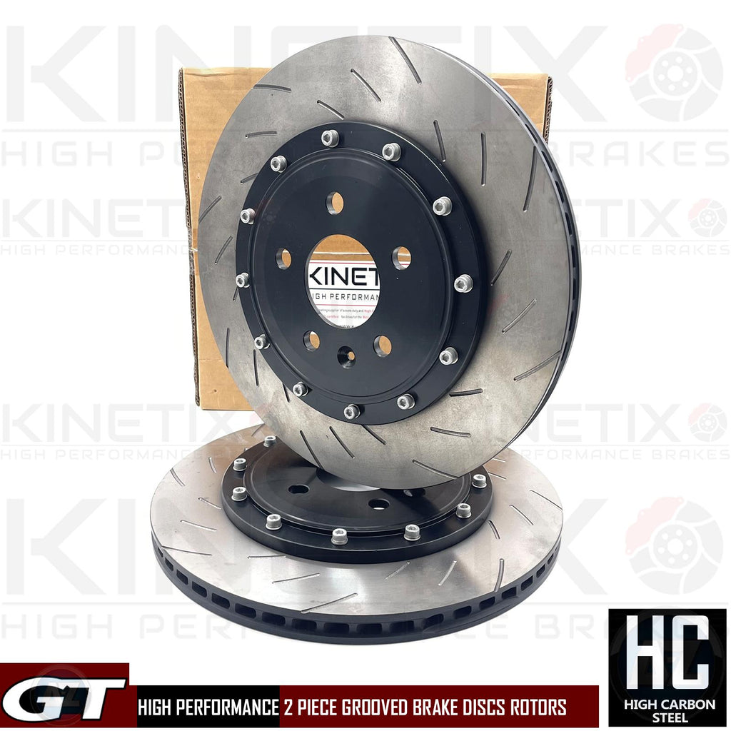 FITS AUDI RS4 B8 TWO PIECE REAR BRAKE DISCS PAIR 330mm 8K0615601G 2012-2015