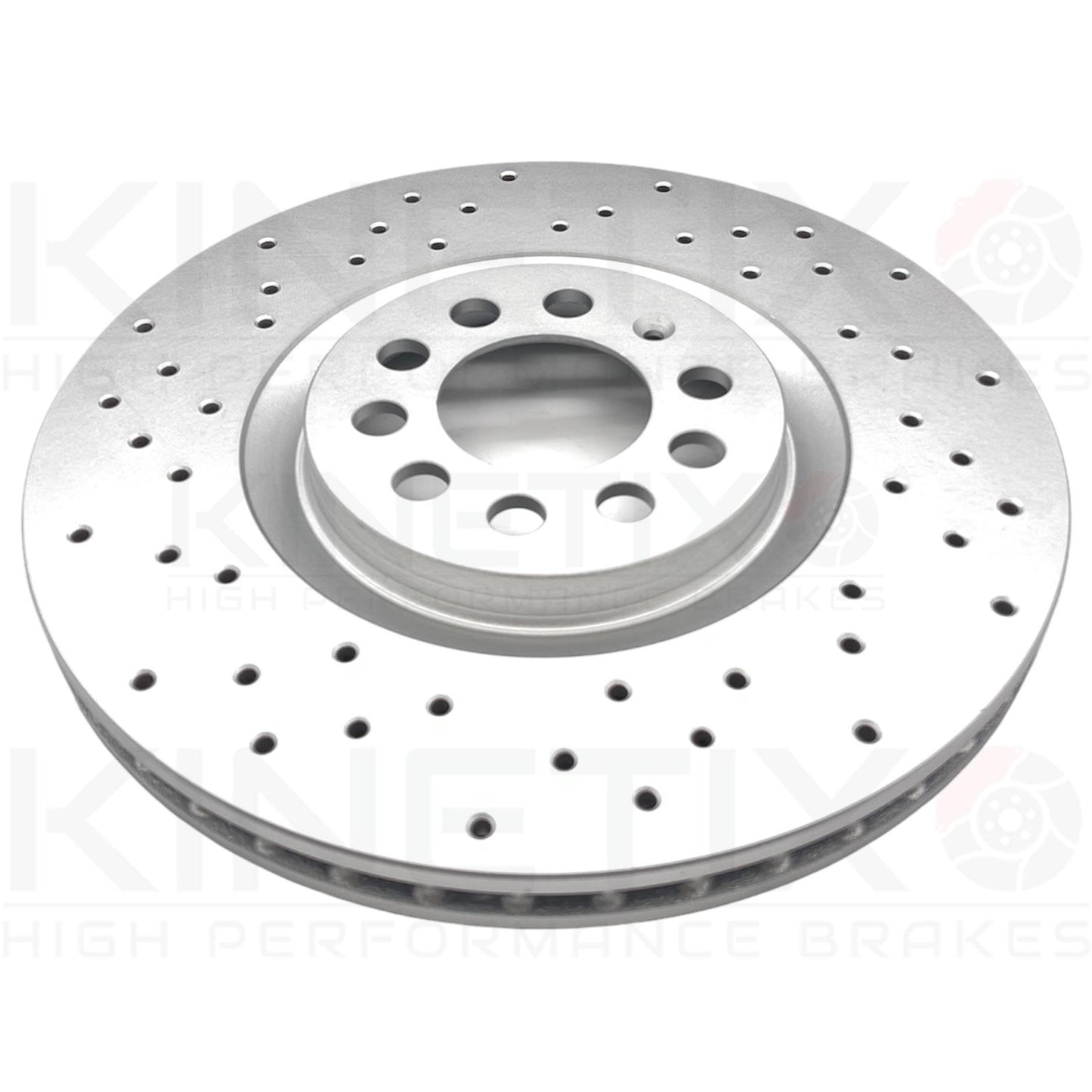 FOR GOLF GTI MK4 1.8 T + ANNIVERSARY FRONT REAR DRILLED BRAKE DISCS BREMBO PADS
