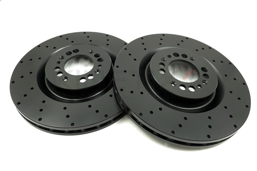 FOR SEAT IBIZA CUPRA R 1.8 TURBO FRONT DRILLED BRAKE DISCS 305MM 4 STUD *BREMBO*