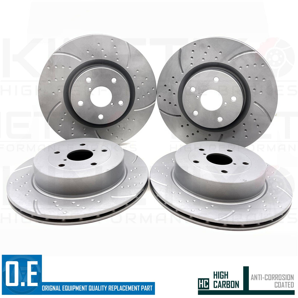 FOR SUBARU IMPREZA GG,GR,GH,GD,GE,GJ WRX STI FRONT REAR BRAKE DISCS 326mm 316mm