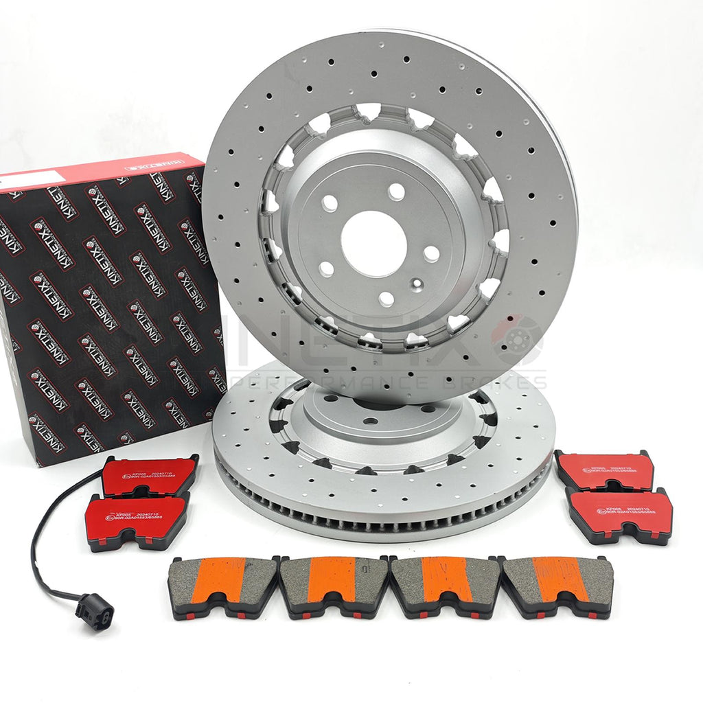 FOR AUDI RS3 8V 2017-2020 FRONT BRAKE DISCS PERFORMANCE PADS 8V0615301R 370mm