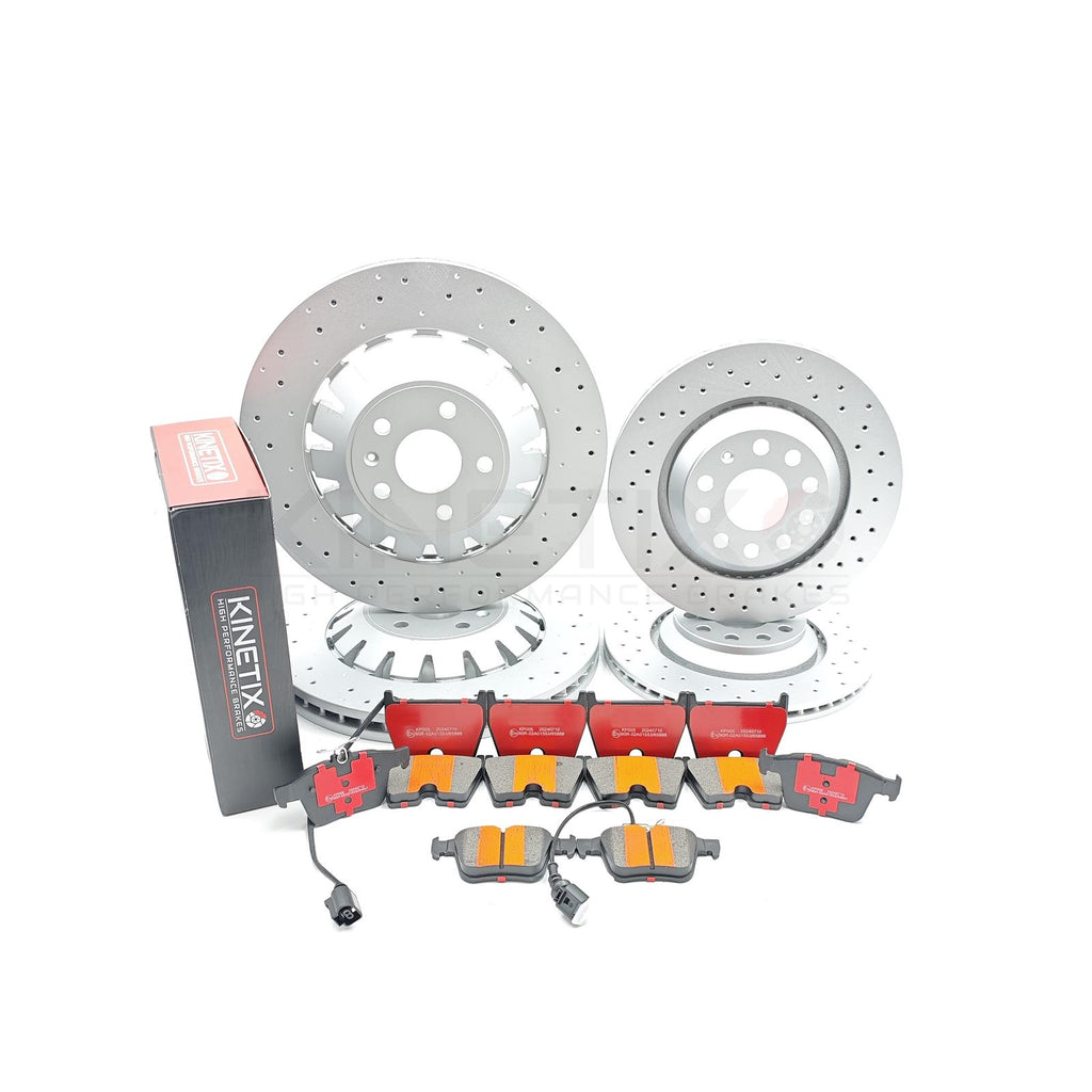 FOR AUDI RS3 8V FRONT REAR BRAKE DISCS PADS 8V0615301C 8V0615301S 370mm/310mm