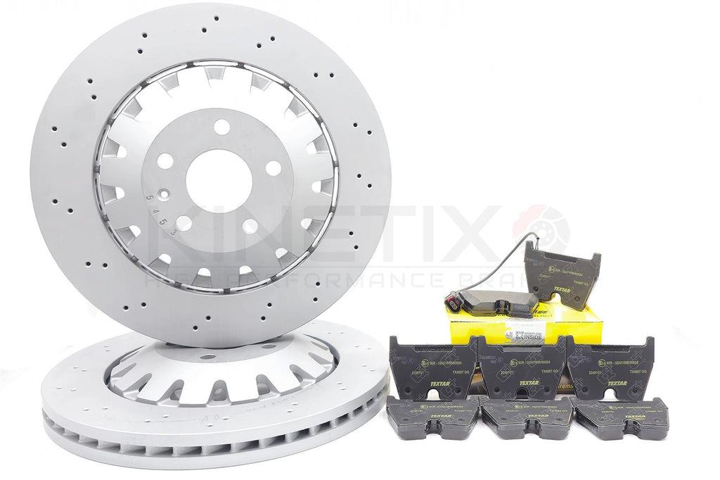 FOR AUDI RS3 8V 15-20 FRONT BRAKE DISCS TEXTAR PADS 370mm 8V0615301P/8V0615301C