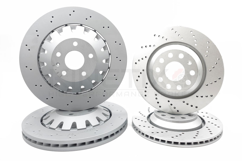 FITS AUDI RS3 8V 2015-2020 DRILLED FRONT REAR BRAKE DISCS 370mm 310mm