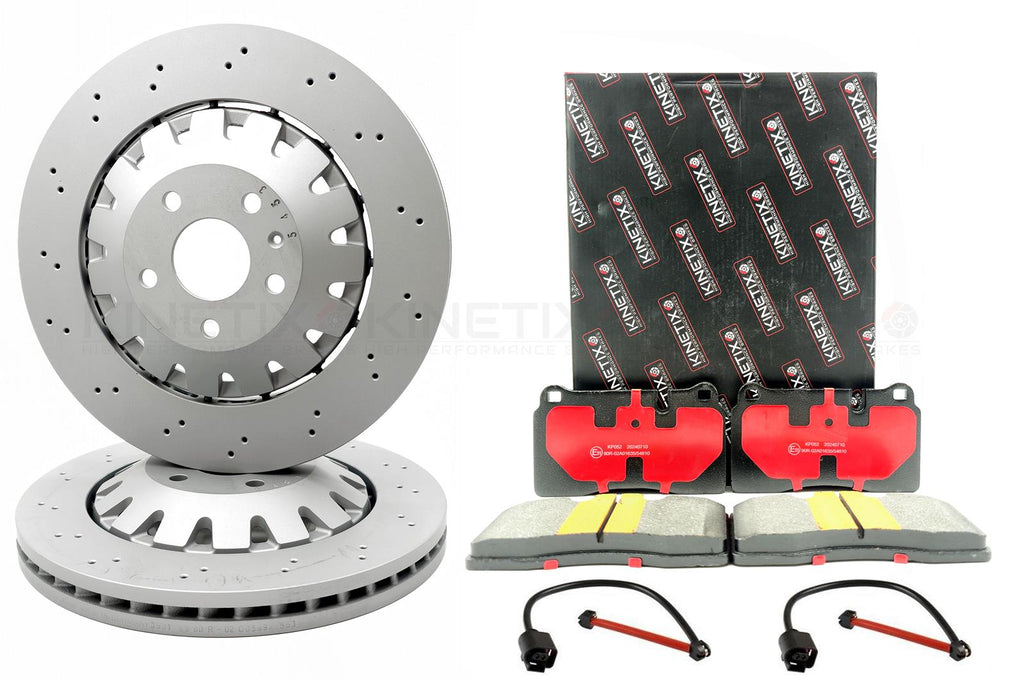 FOR AUDI TTRS CUPRA ATECA FRONT BRAKE DISCS PADS 370mm x 32mm 8J0615301K