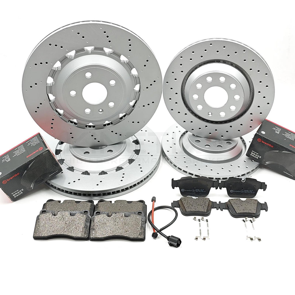 FITS CUPRA FORMENTOR LEON FRONT REAR BRAKE DISCS BREMBO PADS 370mm 310mm