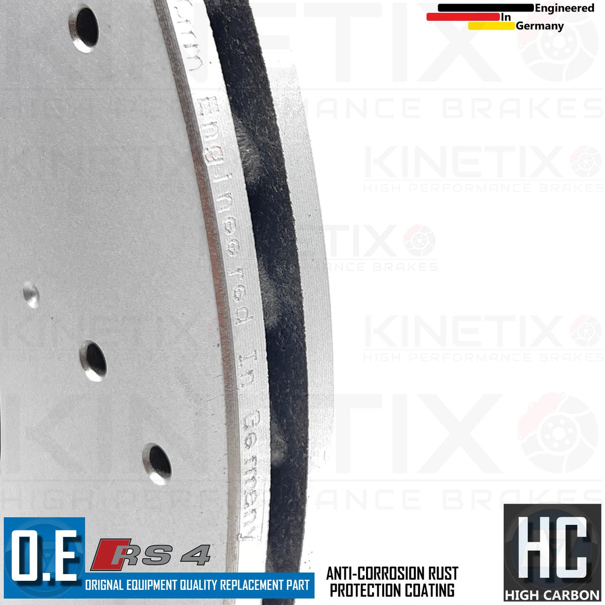 FOR AUDI RS4 B8 REAR BRAKE DISCS PAIR 330mm 8K0615601G 2012-2015