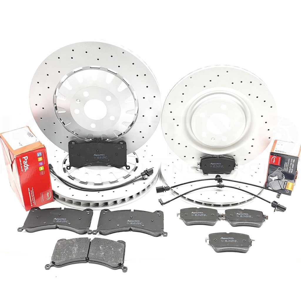 FOR AUDI SQ8 E-TRON SQ8 SPORTBACK E-TRON FRONT REAR BRAKE DISCS PADS 400mm 350mm