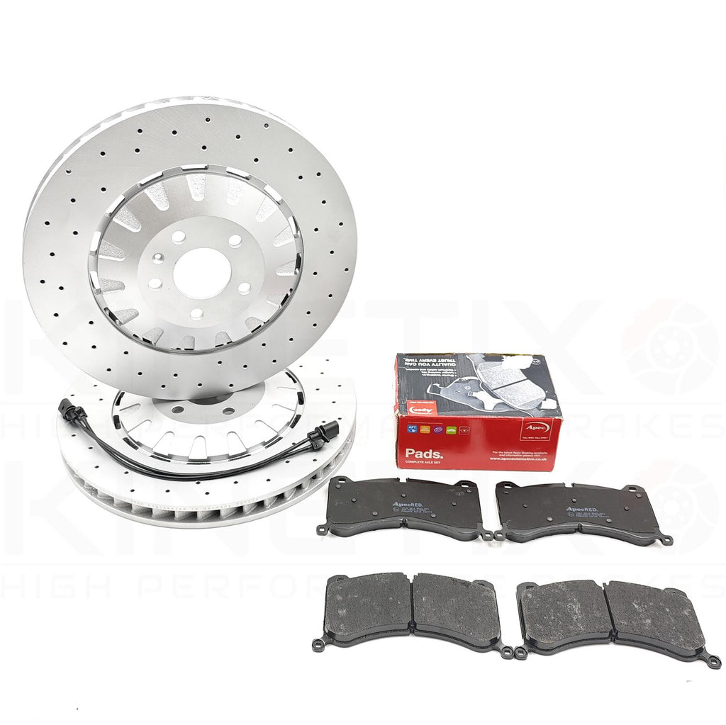 FOR AUDI SQ8 E-TRON SQ8 SPORTBACK E-TRON FRONT REAR BRAKE DISCS PADS WIRES 400mm
