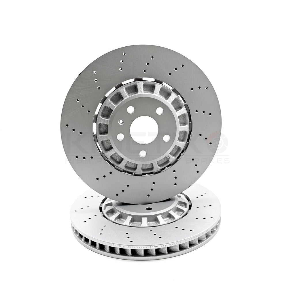 FOR CUPRA FORMENTOR 2.5 VZ5 4Drive 21- FRONT BRAKE DISCS PAIR 375mm 4M0615301BJ