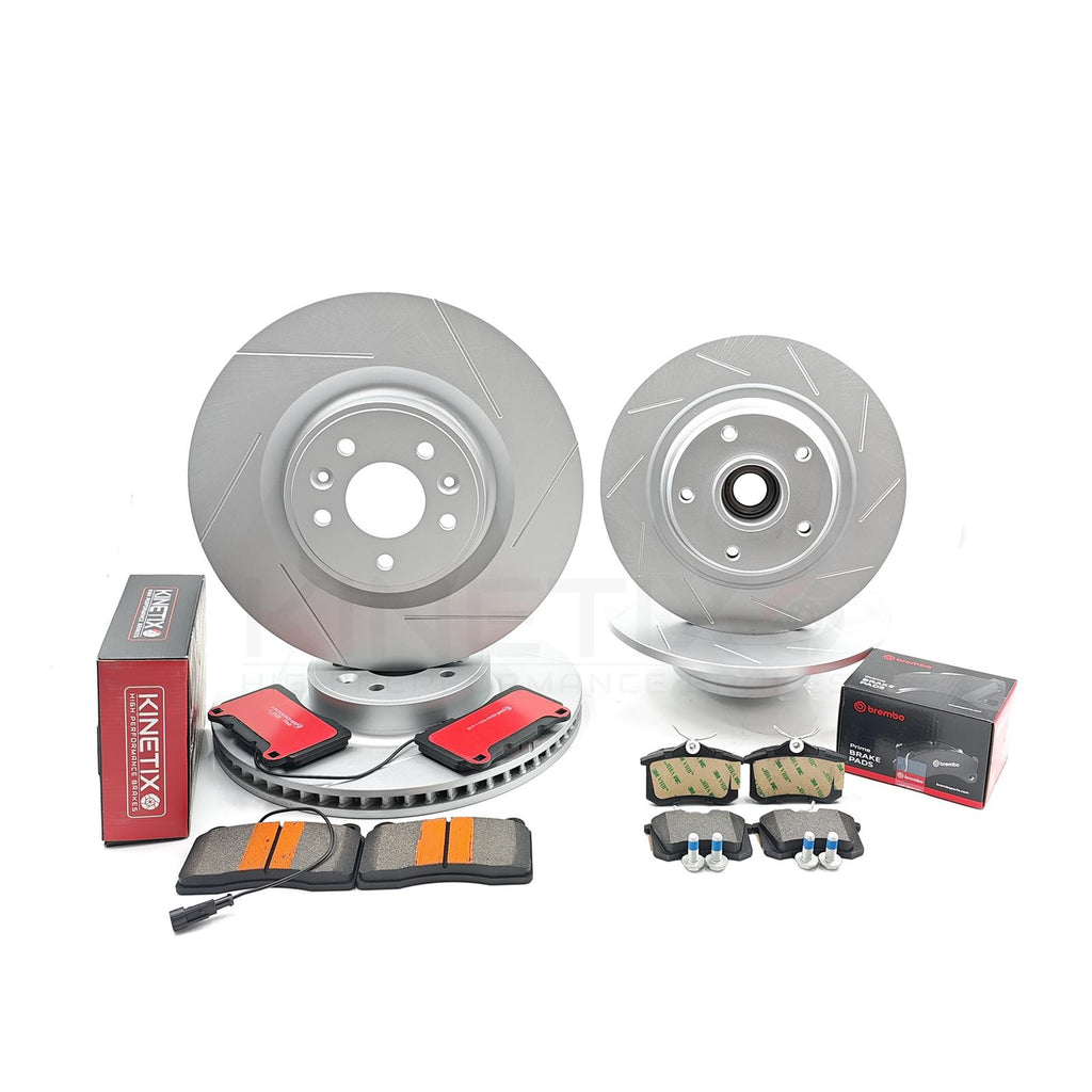 FOR RENAULT MEGANE SPORT 4 RS280 RS300 TROPHY FRONT REAR BRAKE DISCS BREMBO PADS