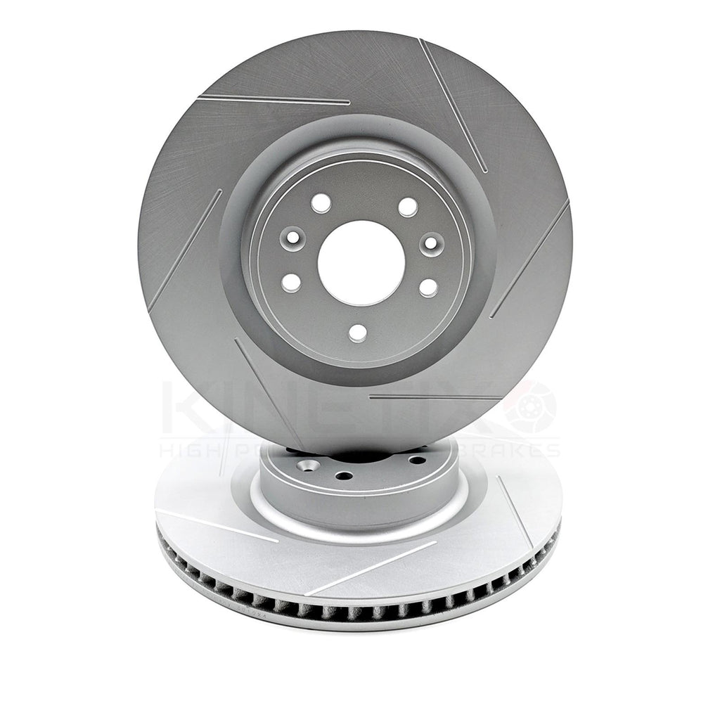 FOR RENAULT MEGANE 4 SPORT RS280 RS300 TROPHY GROOVED FRONT BRAKE DISCS 355mm