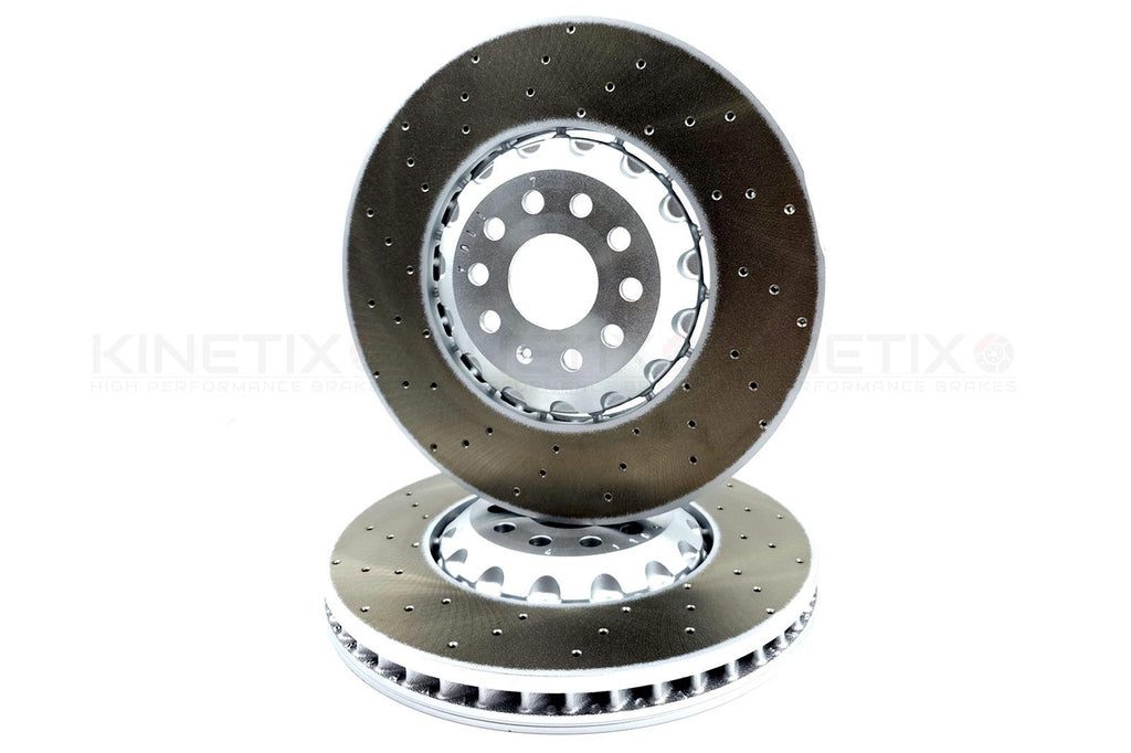 FOR VW TIGUAN R 2.0 R FRONT BRAKE DISCS PAIR 357mm 5WA615301A / 5WA615301J