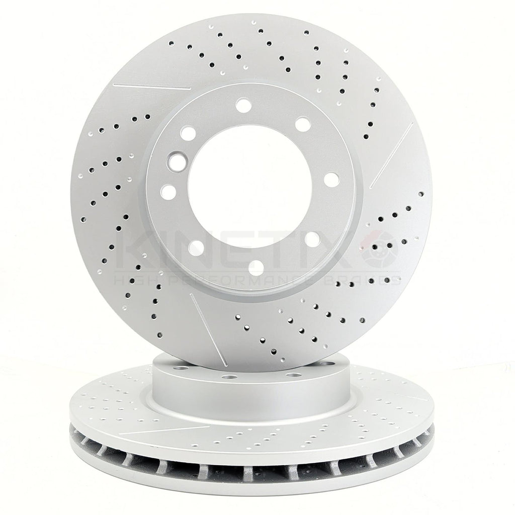 FOR MERCEDES G63 G65 AMG W463 FRONT BRAKE DISCS PAIR 380mm A4634211500