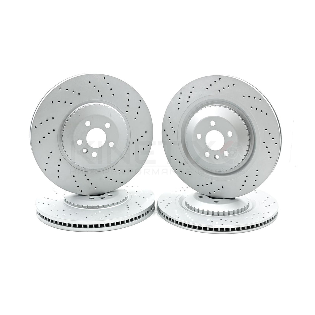 FOR RANGE ROVER VELAR SVAUTOBIOGRAPHY P550 FRONT REAR BRAKE DISCS 395mm 396mm