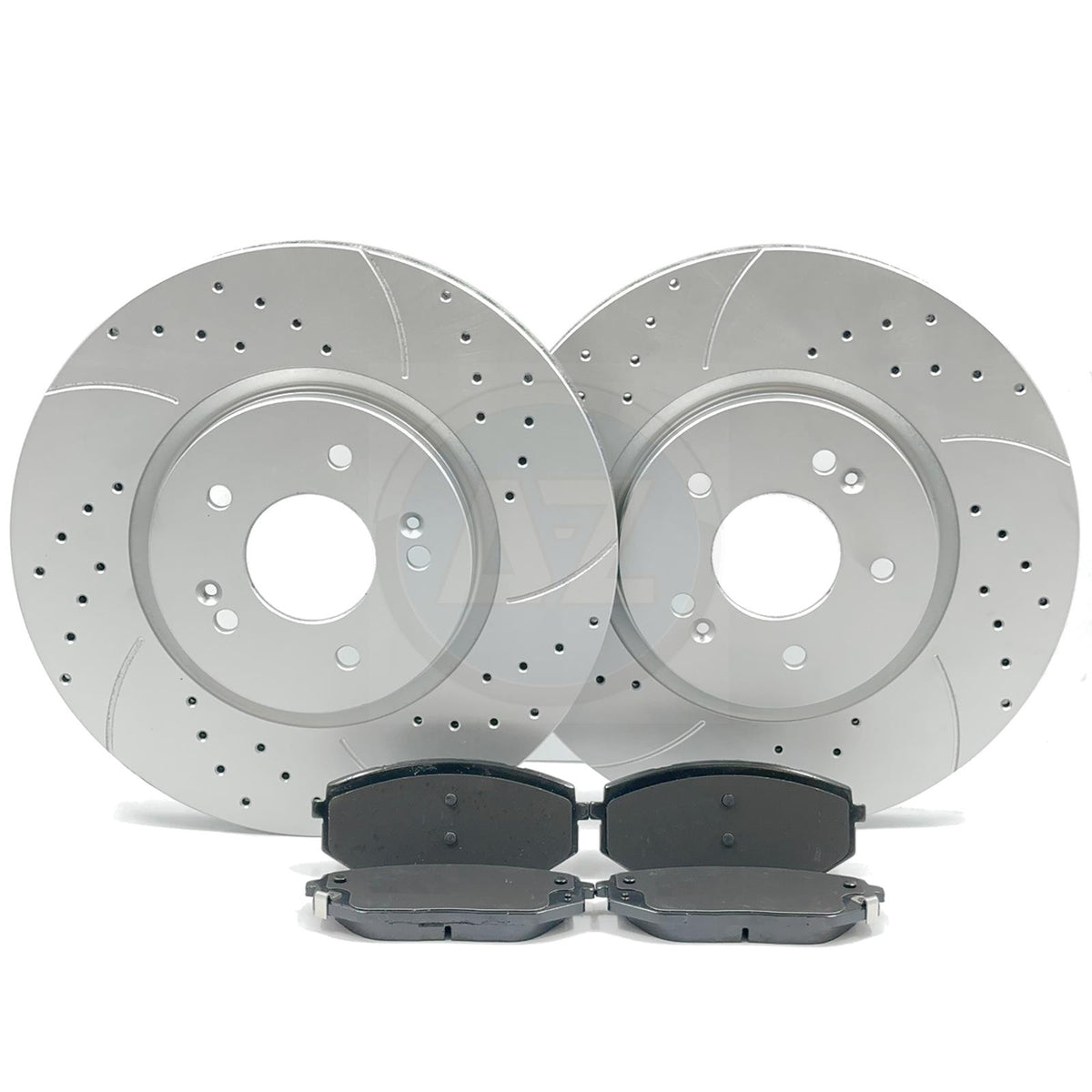 FITS HYUNDAI TUCSON KIA SPORTAGE 1.6 DRILLED GROOVED FRONT BRAKE DISCS PADS 325m