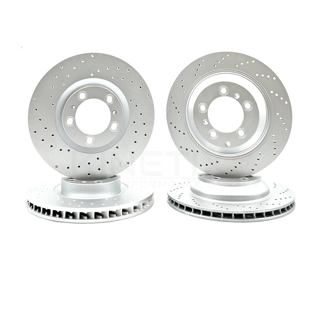 FOR PORSCHE TAYCAN 4 PERFORMANCE 4S TURBO S FRONT REAR BRAKE DISCS 360mm 358mm