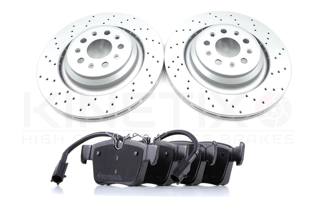 FOR MASERATI GHIBLI QUATTROPORTE 3.0 S 3.0 D REAR BRAKE DISCS PADS 670030934