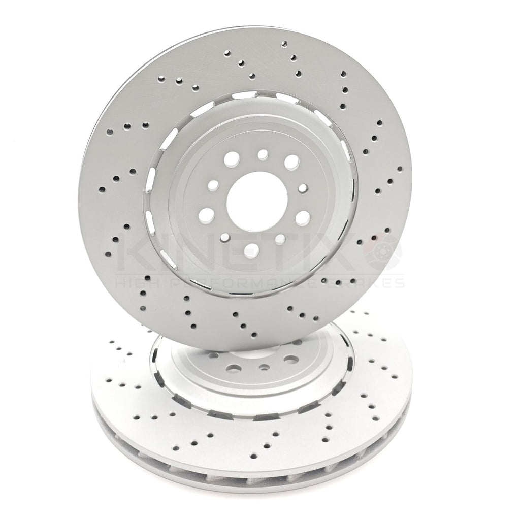 FOR BMW M3 G80 G81 M4 G82 G83 COMPETITION REAR LEFT RIGHT BRAKE DISCS PAIR 370mm