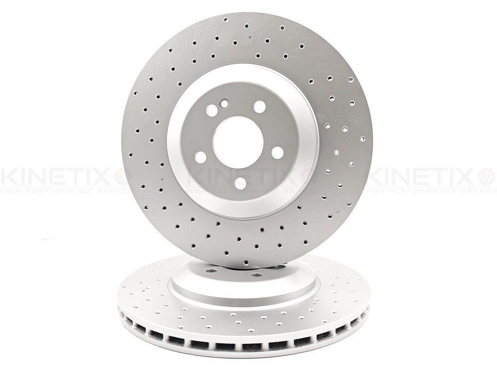 FOR MERCEDES CLS53 CLS450 E43 E53 E400 E300de AMG REAR BRAKE DISCS PAIR 360mm