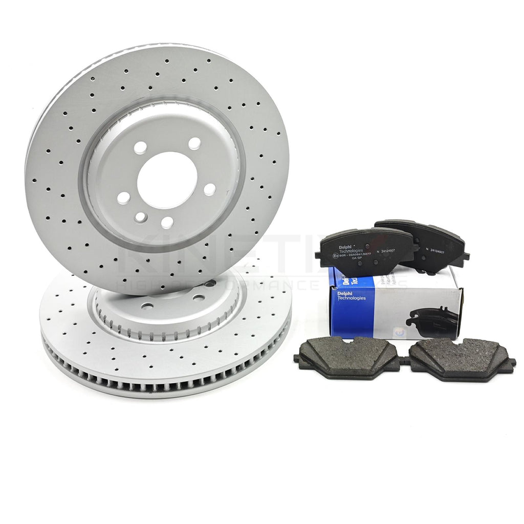 FOR RANGE ROVER L460 RANGE ROVER SPORT L461 REAR BRAKE DISCS DELPHI PADS 370mm