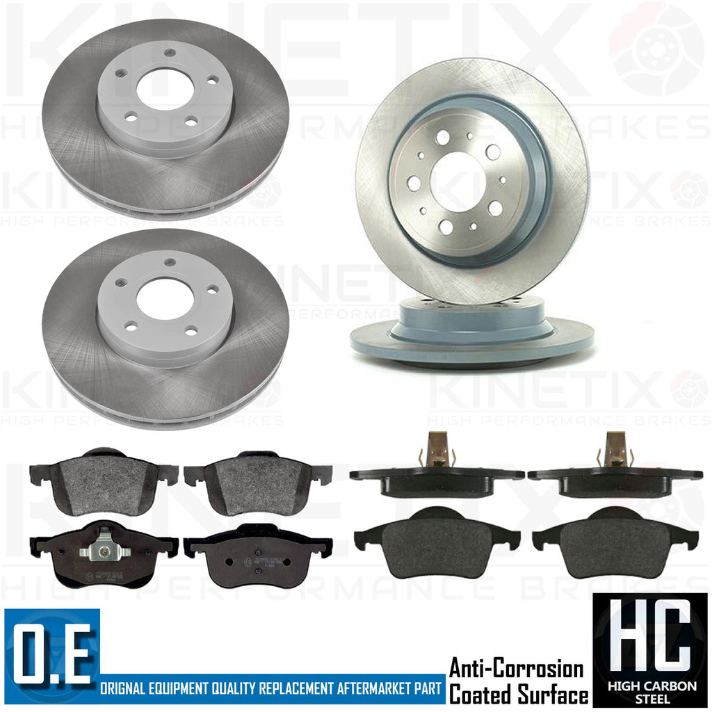 FOR VOLVO S60 S80 V70 XC70 HIGH CARBON FRONT REAR BRAKE DISCS PADS 305mm 288mm