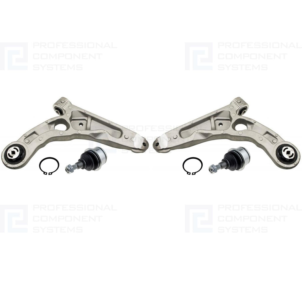 FOR JEEP CHEROKEE KL 14-18 FRONT LOWER SUSPENSION WISHBONES ARMS BALL JOINTS SET