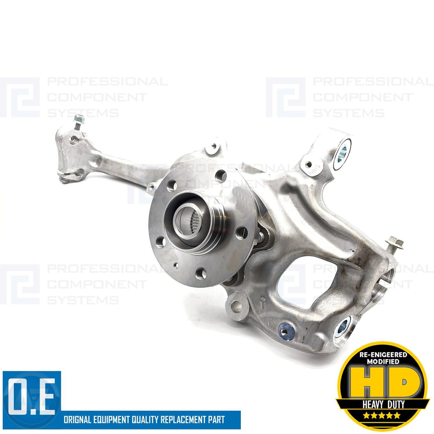 FOR AUDI A4 A5 A6 A7 Q5 FRONT LEFT STEERING STUB KNUCKLE WHEEL BEARING FITTED