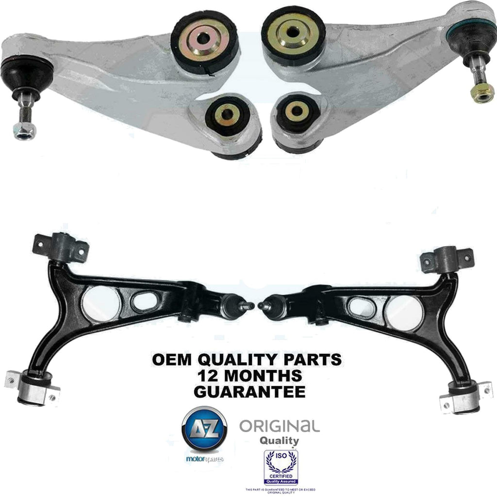 FOR ALFA ROMEO 147 156 TS GT FRONT UPPER LOWER SUSPENSION WISHBONES ARMS KIT X4