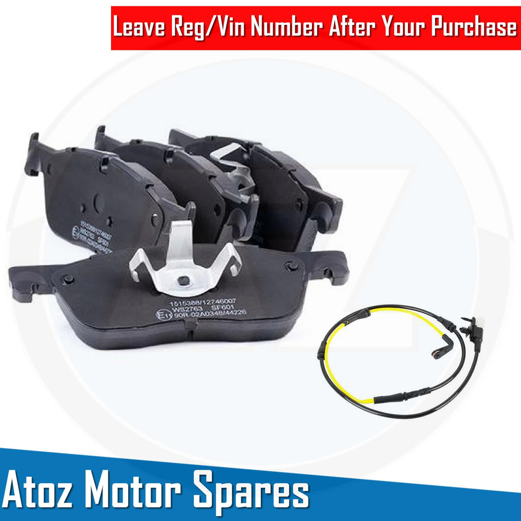 FOR JAGUAR F-PACE XE XF FRONT OE QUALITY PREMIUM BRAKE PADS & WEAR SENSOR WIRE