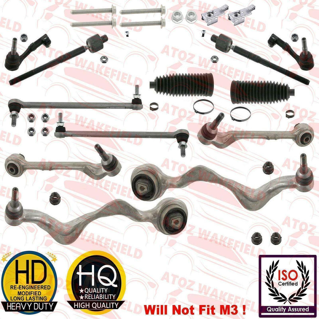 FOR BMW 120D 120I FRONT SUSPENSION WISHBONES ARMS LINKS TRACK TIE ROD ENDS KIT