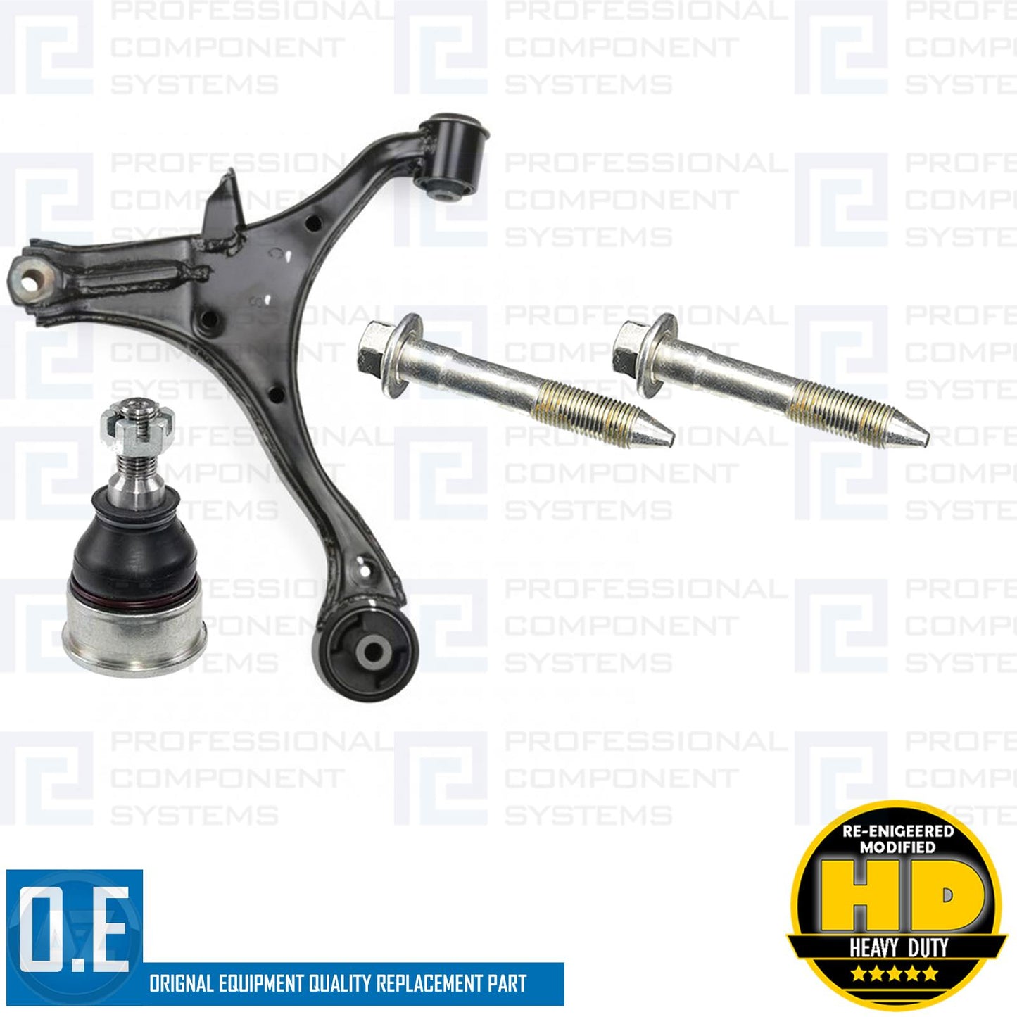 FOR HONDA CIVIC EP3 TYPE R FRONT LOWER SUSPENSION WISHBONES ARMS BALL JOINTS KIT