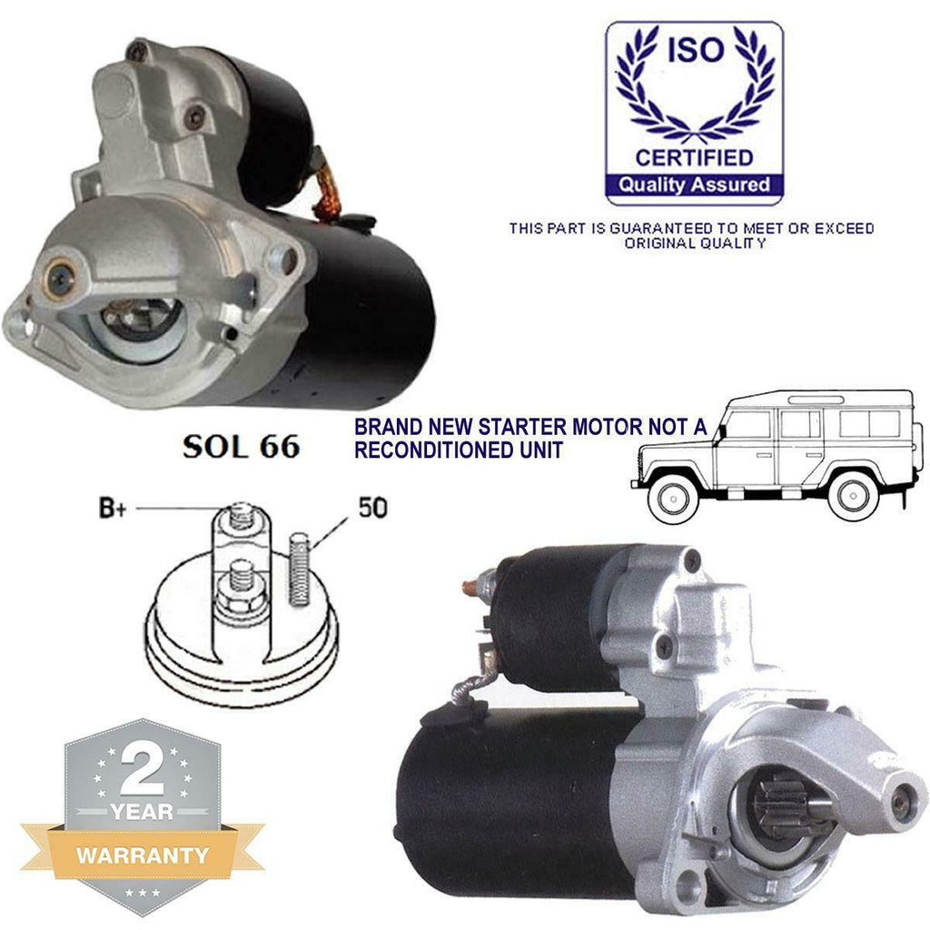 for LAND ROVER DEFENDER 2.2 2.4 TD4 BRAND NEW OEM STARTER MOTOR LR010547 2.2kw