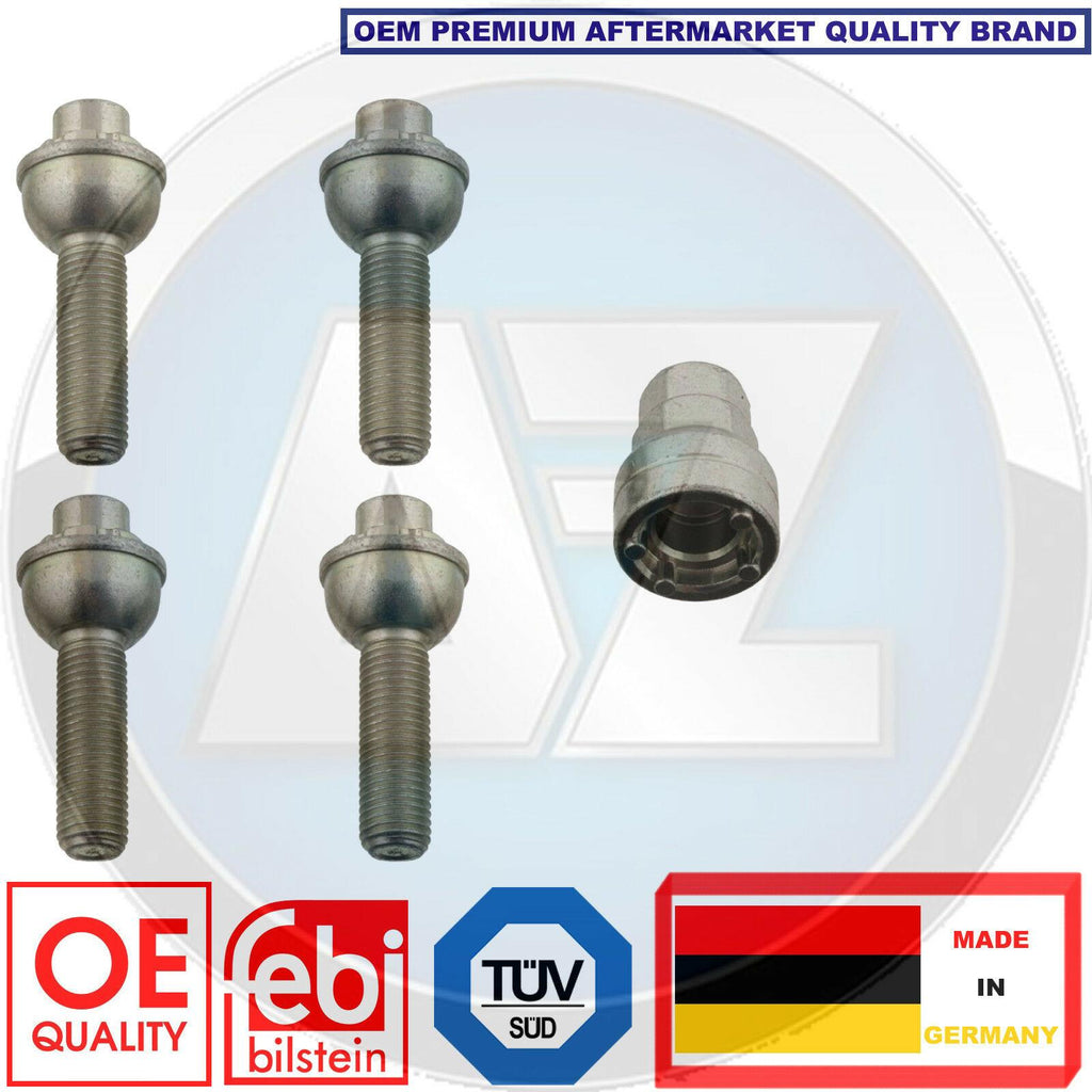 for MERCEDES BENZ V238 LOCKING SECURITY WHEEL BOLTS NUTS KIT SET FEBI BILSTEIN