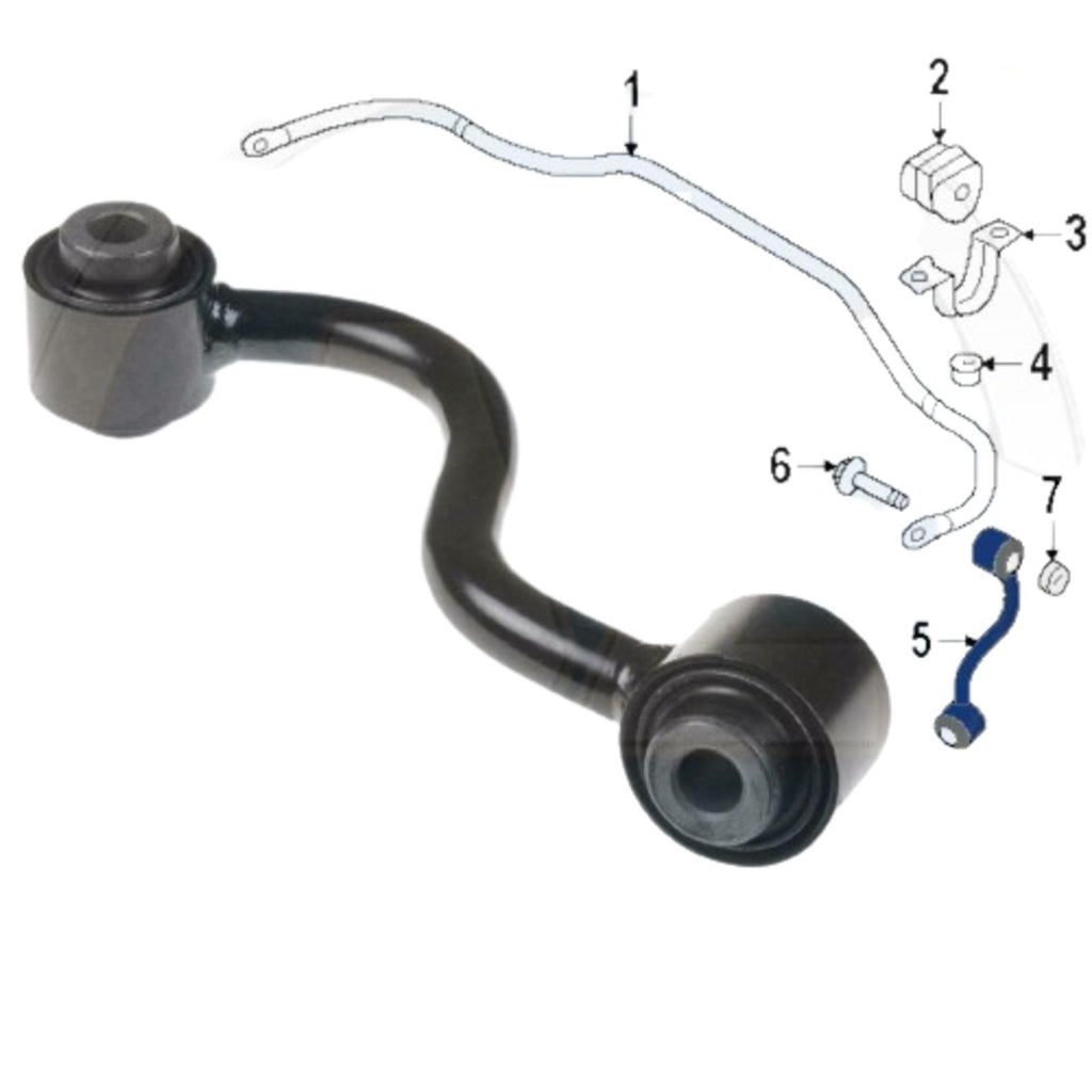 for NISSAN QASHQAI X-TRAIL KOLEOS FRONT AXLE LEFT ANTIROLL BAR STABILISER LINK