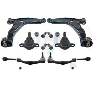 FOR VW TRANSPORTER T5 FRONT SUSPENSION WISHBONE ARMS BALL JOINTS TRACK TIE RODS