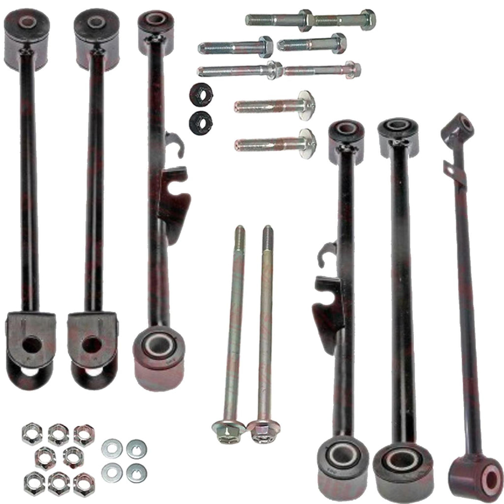 FOR NISSAN X TRAIL T30 REAR UPPER LOWER SUSPENSION ARMS LINKS RODS + NUTS BOLTS
