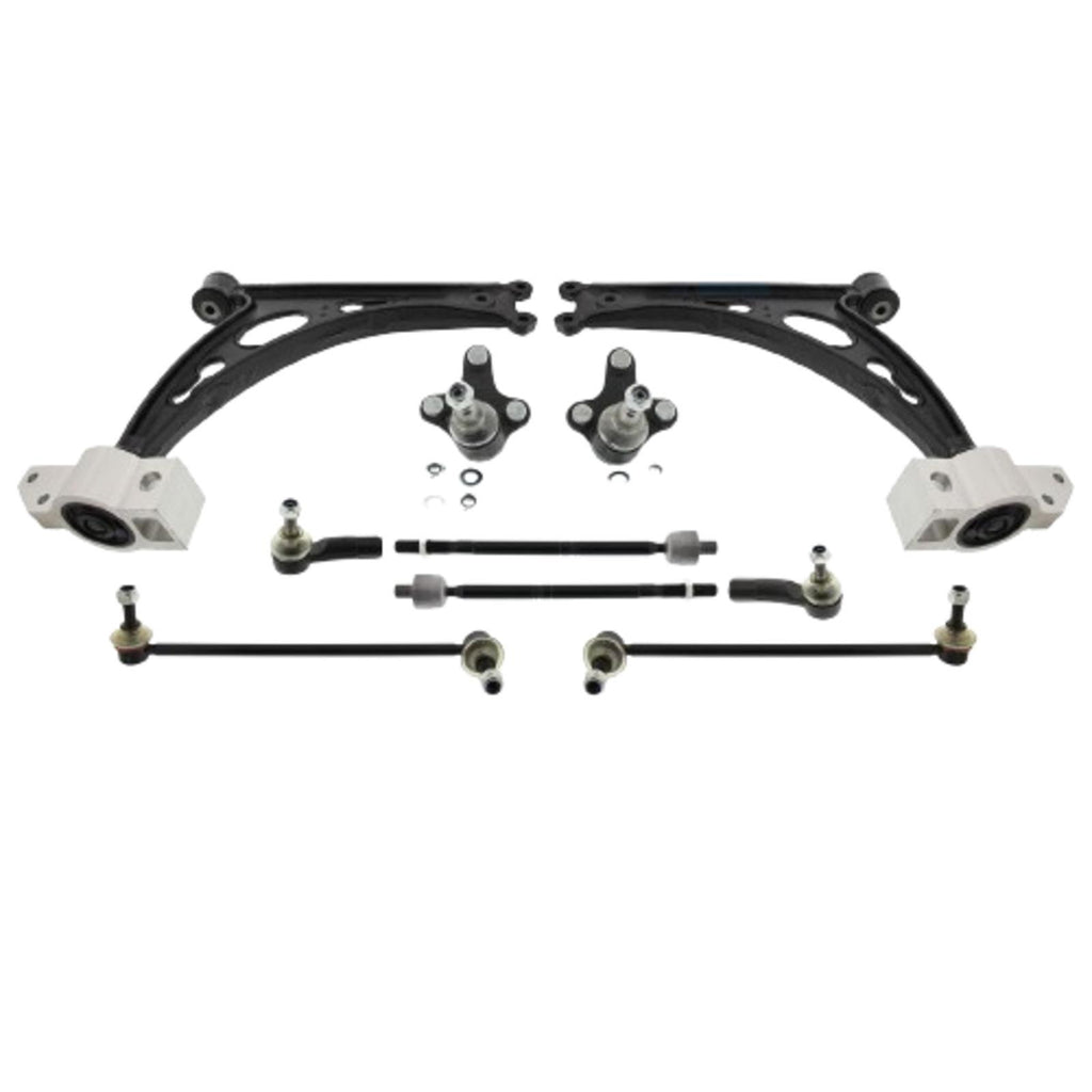 FOR A3 SEAT SKODA VW FRONT SUSPENSION WISHBONES ARMS LINKS TIE TRACK RODS ENDS