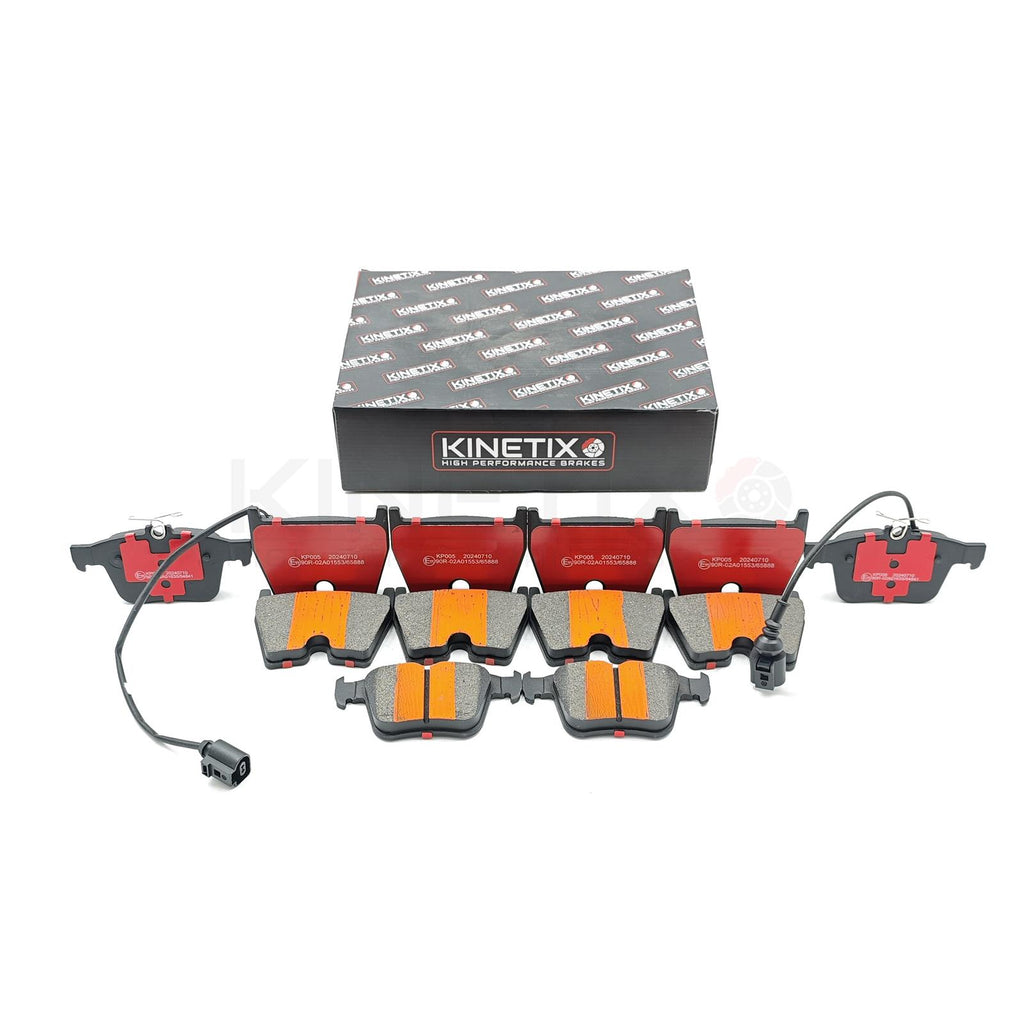 FOR AUDI RS3 8V TTRS 2.5 QUATTRO K44 CERAMIC PERFORMANCE FRONT REAR BRAKE PADS