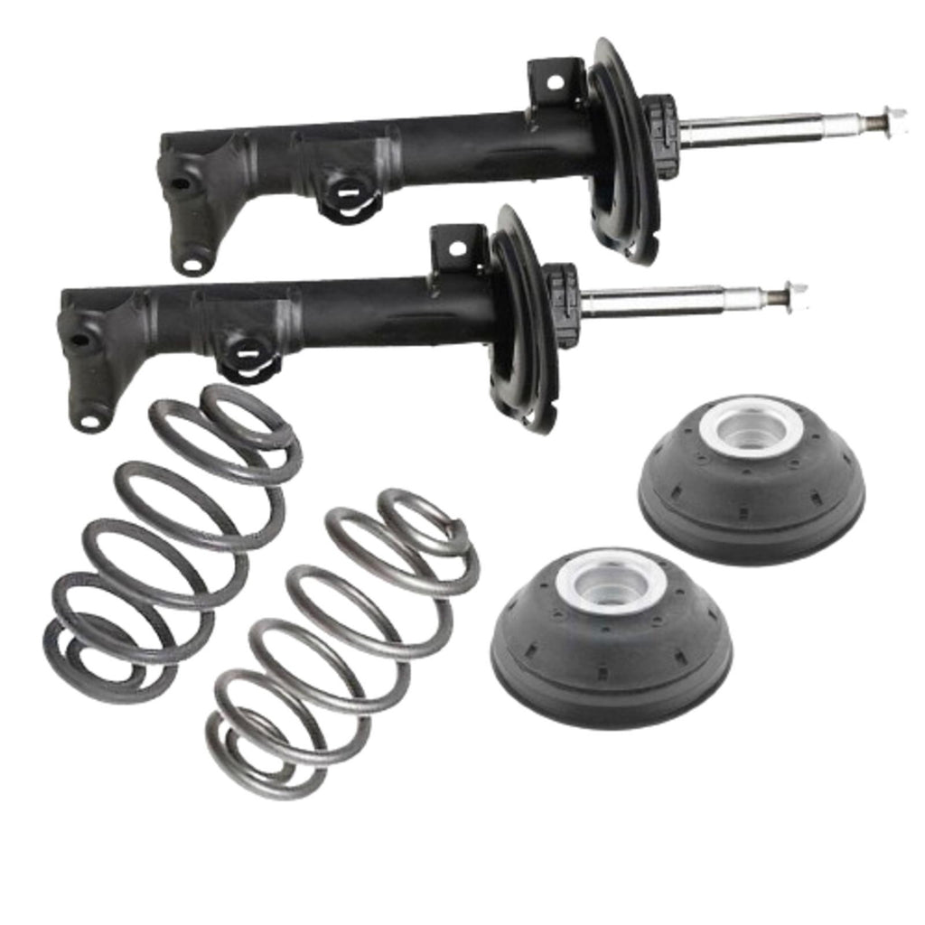 FOR OPEL VAUXHALL CORSA D FRONT SHOCK ABSORBERS COIL SPRINGS STRUT TOP MOUNTS HD