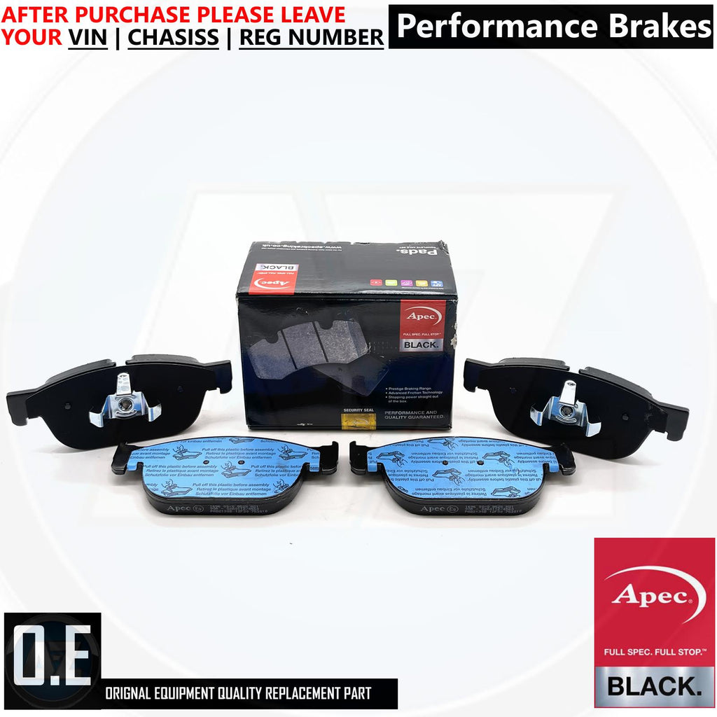 FOR VOLVO S60 S90 V60 V90 XC40 XC60 XC90 APEC BLACK SERIES FRONT BRAKE PADS SET