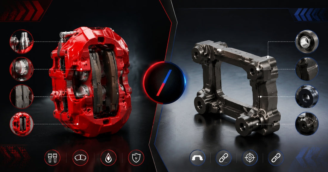 Brake Caliper vs Caliper Carrier: What Is the Difference?
