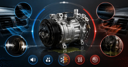 Car Ac Compressor Failure Symptoms: Noises, Leaks And Warm Air