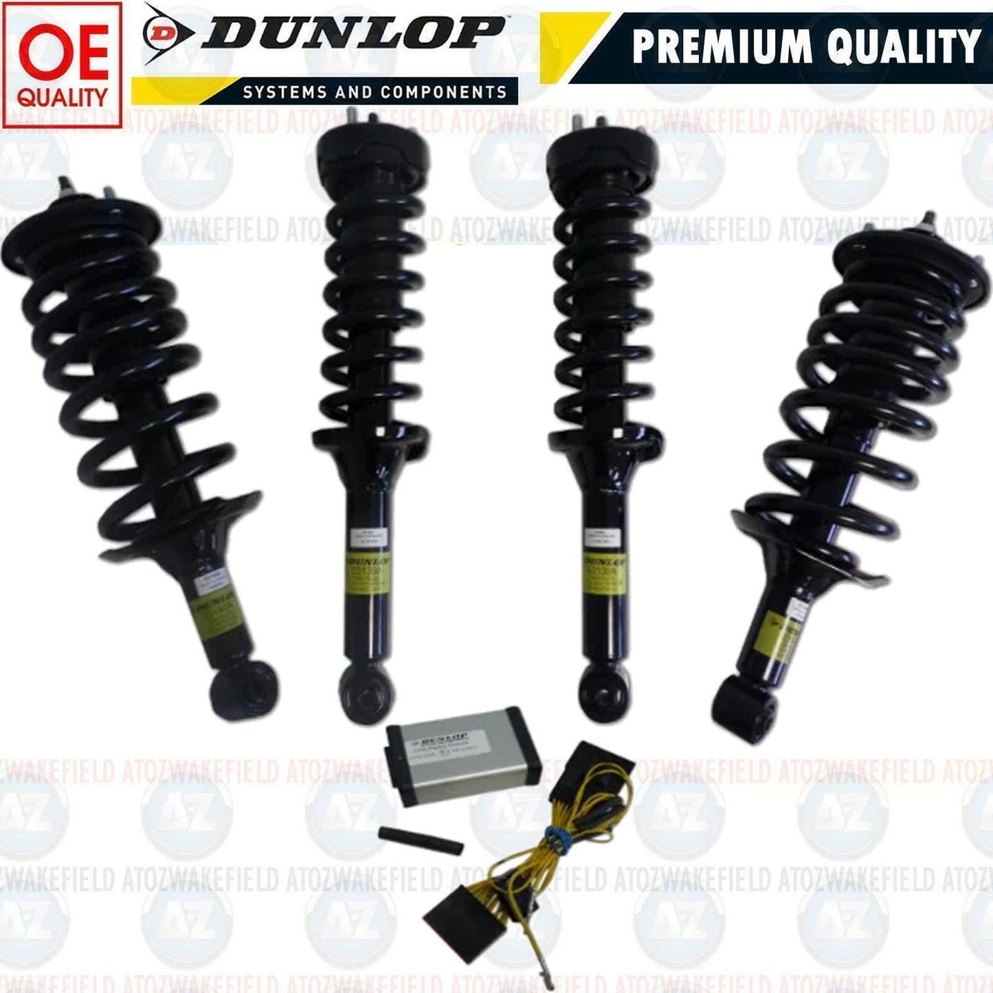FOR LANDROVER DISCOVERY 4 MK4 DUNLOP AIR SUSPENSION COIL SPRING CONVERSION KIT-A