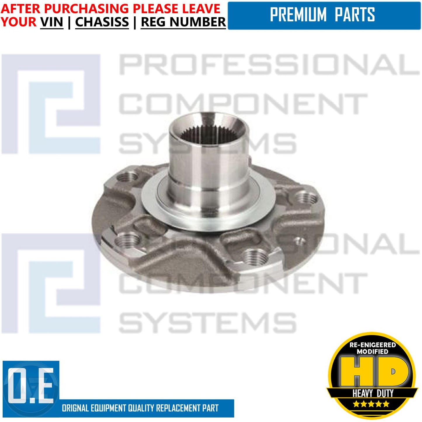 FOR AUDI A6 S6 RS6 4F C6 2004-2011 FRONT AXLE WHEEL HUB FLANGE 4D0407613E