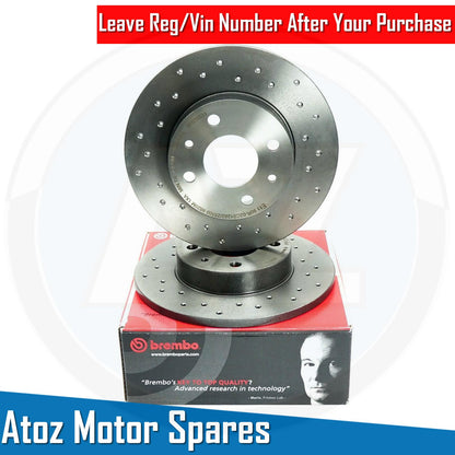 FOR ABARTH 500 595 695 COMPETIZIONE FRONT REAR BREMBO BRAKE DISCS PADS OEM